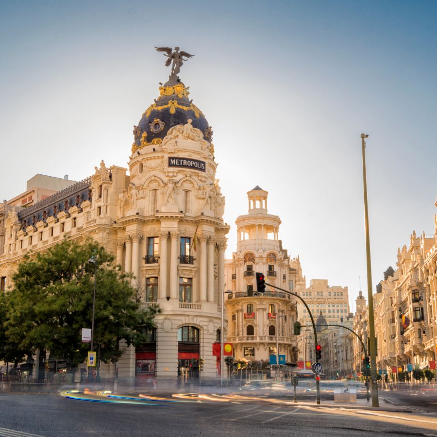 Vista de Madrid durante una experiencia turística