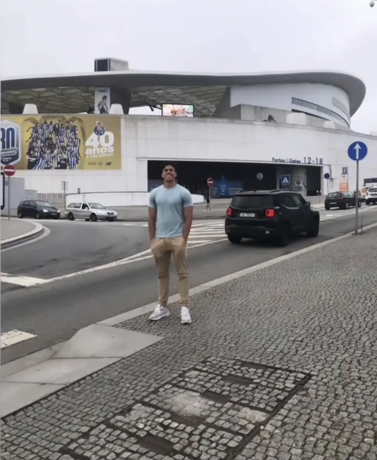 Andrés, fundador de TuriSport, en el Estádio do Dragão del FC Oporto